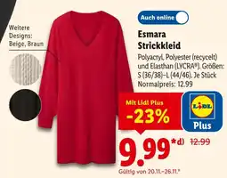 Lidl Esmara strickkleid Angebot