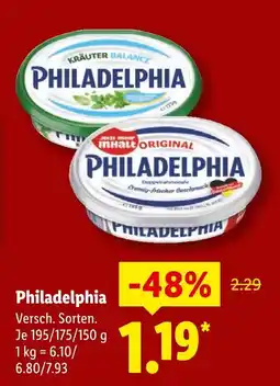 Lidl Philadelphia original oder kräuter balance Angebot