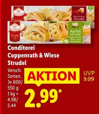 Lidl Coppenrath & wiese apfel strudel Angebot