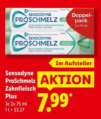 Lidl Sensodyne proschmelz zahnfleisch plus Angebot