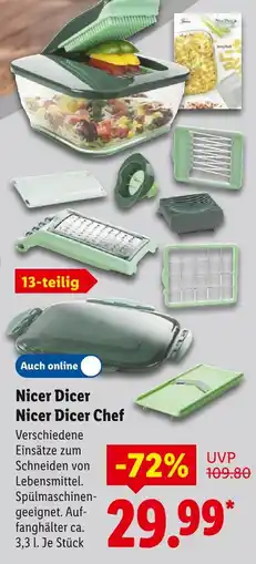 Lidl Nicer dicer chef Angebot