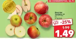 Kaufland Dtsch./ital. tafeläpfel, rot gala oder elstar Angebot