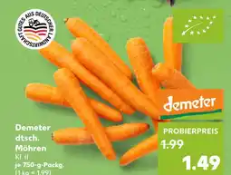 Kaufland Demeter dtsch. möhren kl. ii Angebot