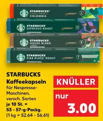 Kaufland Starbucks colombia Angebot