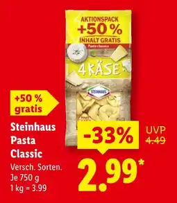 Lidl Steinhaus pasta classic Angebot