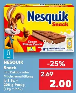 Kaufland Nesquik snack Angebot