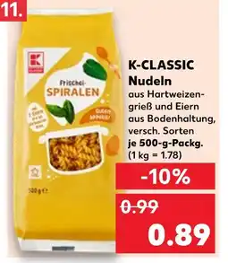 Kaufland K-classic nudeln Angebot