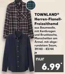 Kaufland Townland herren-flanell-freizeithemd Angebot