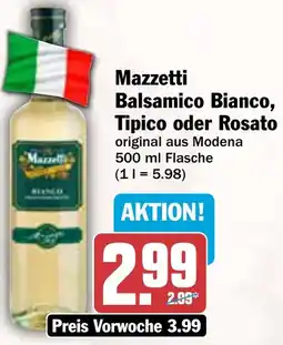 AEZ Mazzetti Balsamico Bianco, Tipico oder Rosato Angebot