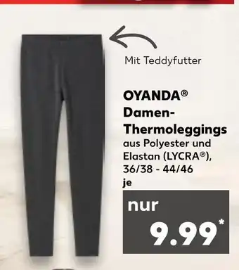 Kaufland Oyanda damen-thermoleggings Angebot