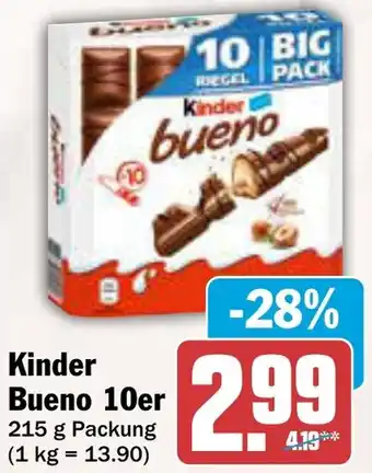 AEZ Kinder Bueno 10er Angebot