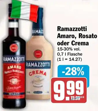 AEZ Ramazzotti Amaro, Rosato oder Crema Angebot