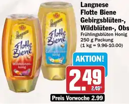 AEZ Langnese Flotte Biene Gebirgsblüten-, Wildblüten-, Obstblüten- Angebot