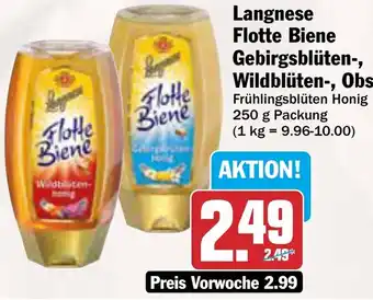 AEZ Langnese Flotte Biene Gebirgsblüten-, Wildblüten-, Obstblüten- Angebot