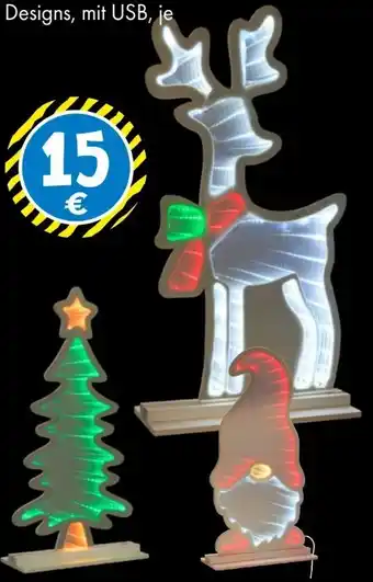 TEDi Weihnachts-LED-Figuren Angebot