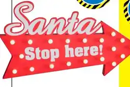 TEDi LED-Stoppschild Santa Angebot