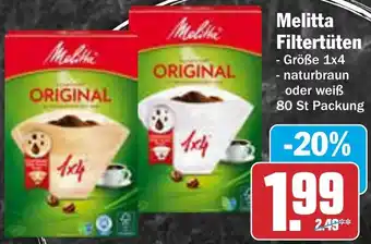 AEZ Melitta Filtertüten Angebot