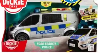 TEDi Dickie Toys Polizeifahrzeug Ford Transit Angebot
