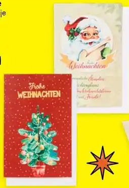 TEDi Weihnachtskarten Angebot