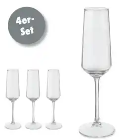 TEDi Sektgläser 4er Set Angebot