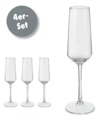 TEDi Sektgläser 4er Set Angebot