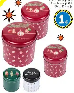 TEDi Weihnachts Keksdose Angebot