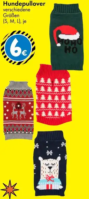 TEDi Weihnachts Hundepullover Angebot