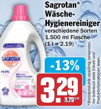 AEZ Sagrotan Wäsche Hygienereiniger Angebot