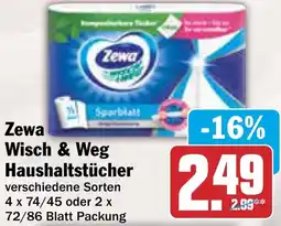 AEZ Zewa Wisch & Weg Haushaltstücher Angebot