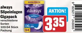 AEZ always Slipeinlagen Gigapack Angebot