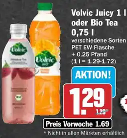 AEZ Volvic Juicy oder Bio Tea Angebot
