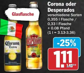 AEZ Corona oder Desperados Angebot