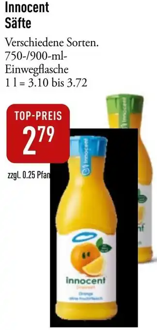 Galeria Markthalle Innocent Säfte Angebot