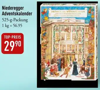 Galeria Markthalle Niederegger Adventskalender Angebot