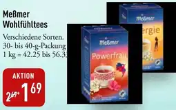 Galeria Markthalle Meẞmer Wohlfühltees Angebot