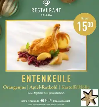 Galeria Markthalle Entenkeule Angebot