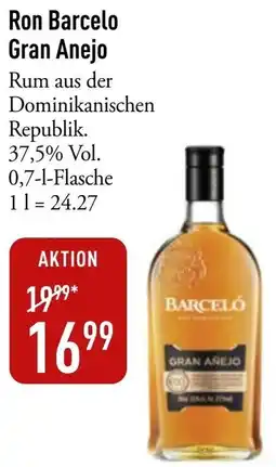 Galeria Markthalle Ron Barcelo Gran Anejo Angebot