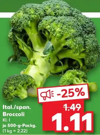 Kaufland Ital./span. Broccoli Angebot