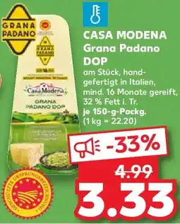 Kaufland CASA MODENA Grana Padano DOP Angebot