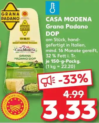 Kaufland CASA MODENA Grana Padano DOP Angebot