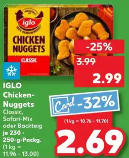 Kaufland IGLO Chicken Nuggets Angebot
