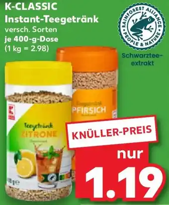 Kaufland K-CLASSIC Instant-Teegetränk Angebot