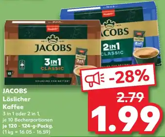 Kaufland JACOBS Löslicher Kaffee Angebot