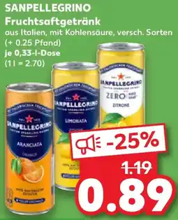 Kaufland SANPELLEGRINO Fruchtsaftgetränk Angebot