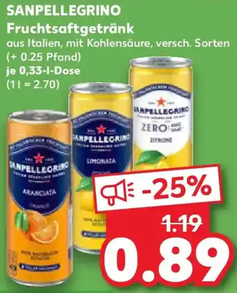 Kaufland SANPELLEGRINO Fruchtsaftgetränk Angebot