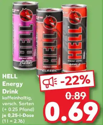 Kaufland HELL Energy Drink Angebot
