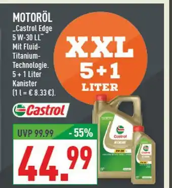 Marktkauf Castrol castrol edge 5 w-30 ll Angebot