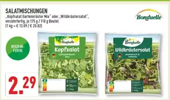 Marktkauf Bonduelle kopfsalat gartenkräuter mix Angebot