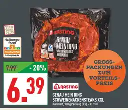 Marktkauf Rasting genau mein ding schweinenackensteaks xxl Angebot