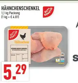 Marktkauf Gut&günstig hähnchenschenkel Angebot